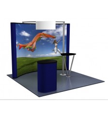Premium 8x10 (10ft) Graphic Popup with Kiosk