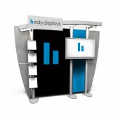 10' x 10' XRline Custom xr.18 Monitor Trade Show Display