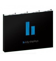 8x10 (10ft) Tension Fabric Popup Display with Endcaps