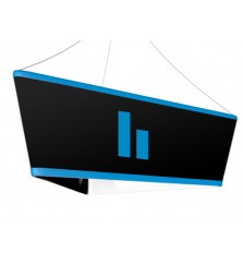 Tapered Triangle Tension Fabric Hanging Sign