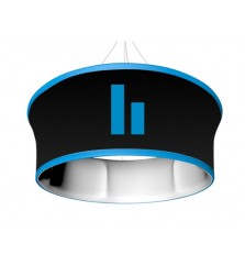 Tube Tapered Circular Tension Fabric Hanging Sign