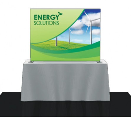 Formulate Tension Fabric Table Top Display Kit 4 (flat frame option)