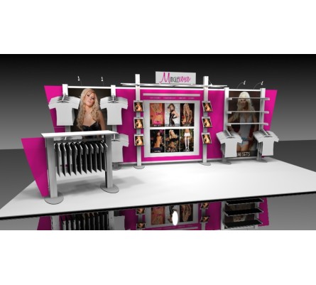 XRline 10x20 Custom Modular Retail Display 1.2