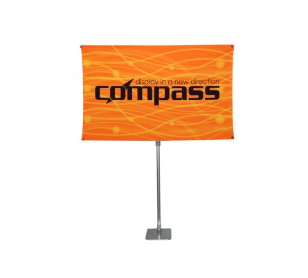 36" x 78" Compass Telescopic Rotating Banner Stand Kit 2