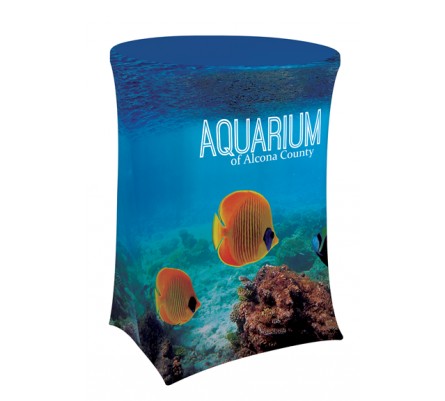 42.5" Round Stretch Dye Sub Table Cover