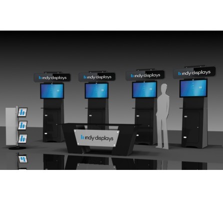 Exhibit Line 10x20 Kiosk Display Kit