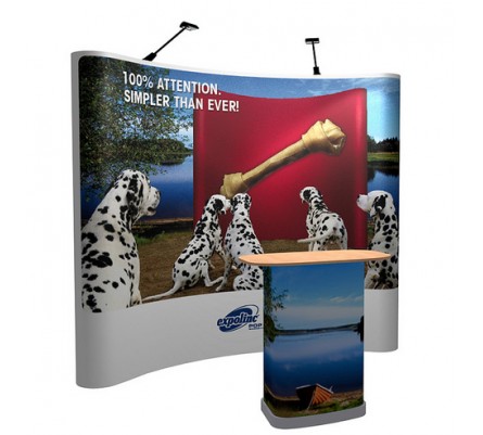 Expolinc 8ft x 8ft Pop Up Magnetic Display