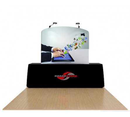 6ft Waveline Table Top Display