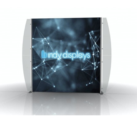 10' XVline Round Wing Light Box Display