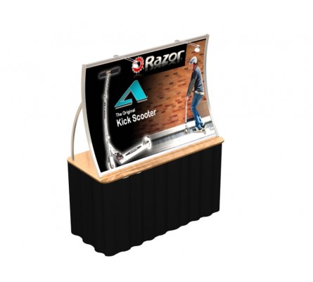 Perfect 10 "Tool-less Assembly" Modular Table Top Display VK-1400