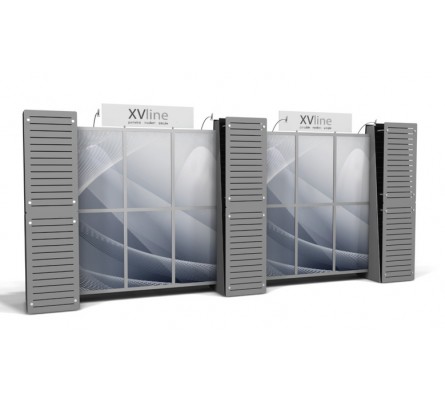 10' x 20' XVline Custom Modular Slatwall Display xv.5