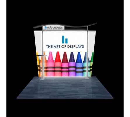 Backlit Custom Modular Hybrid 10' Lightbox Display