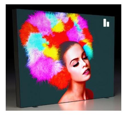 Backlit Pliko Portable Lightbox Trade Show Display
