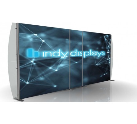 10x20 XVline V1 Backlit Trade Show Display