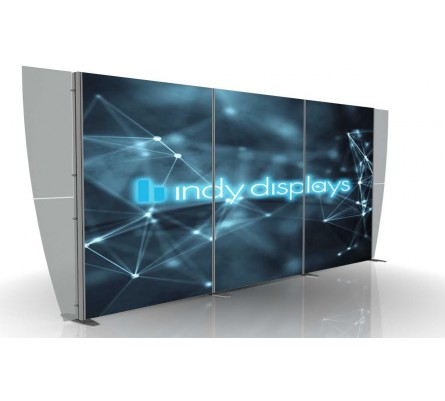 10x20 XVline V3 Backlit Trade Show Display