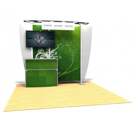 10'x10' Exhibitline 10.11 Monitor Display Kit