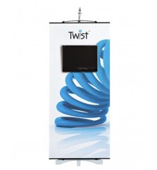 Twist Monitor Banner Stand