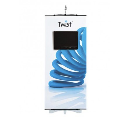 Twist Monitor Banner Stand