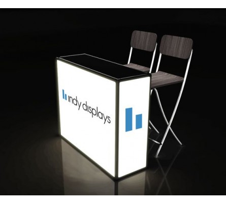 LED Light Box Trade Show Counter