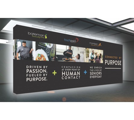 20' NEXT! Backlit SEG Pop Up Display