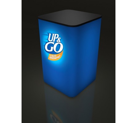 Pump Square Light Box Sales Pedestal 