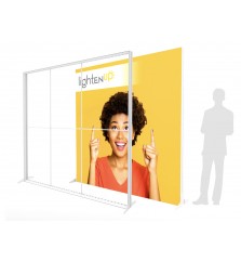 8ft LightenUp Tool-Free Fabric Backlit Display